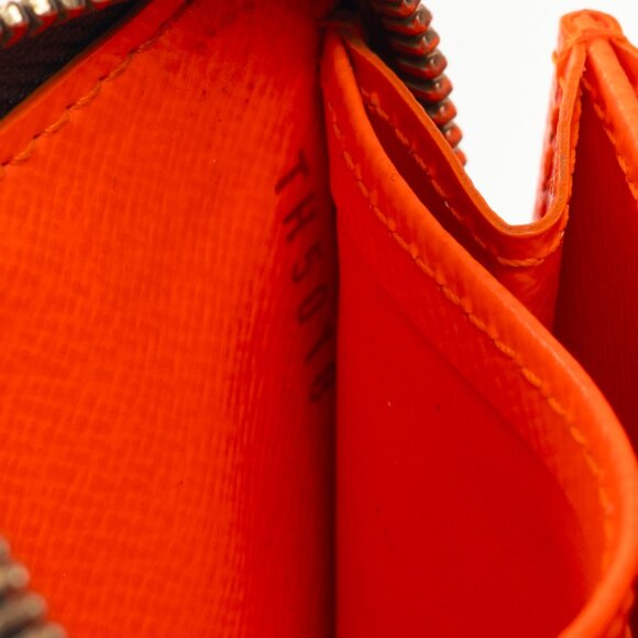 Louis Vuitton Zippy Orange Monogram Graffiti Coin Purse - Picture 10 of 11